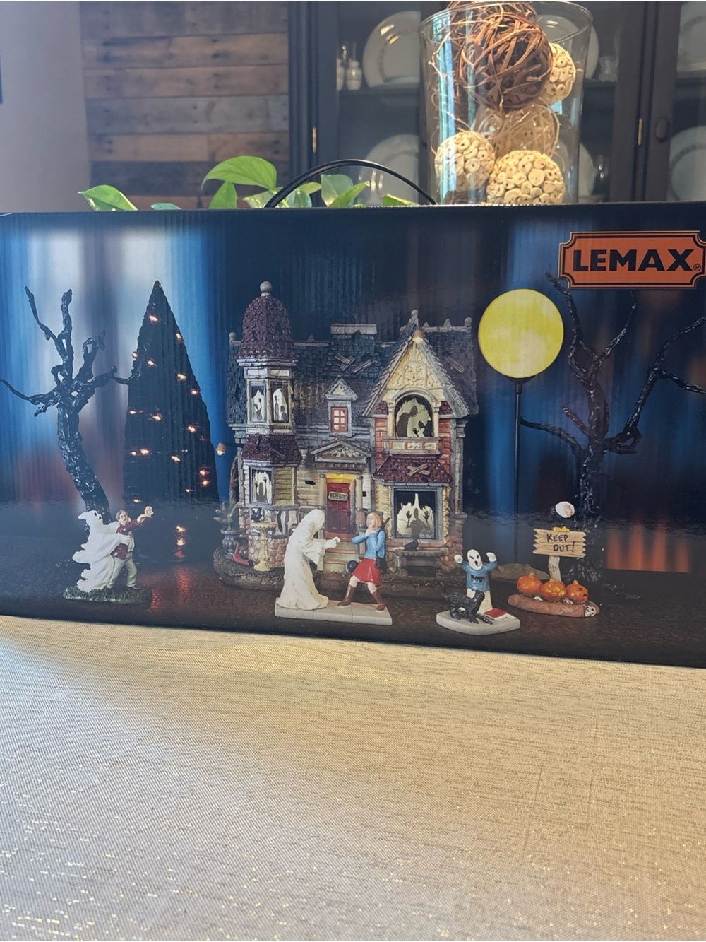 Lemax  Spooky Town- The The House of Shadows 11 PC Boxed Set New Halloween - Picture 10 of 11